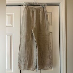 Eterea Beige Linen Pants